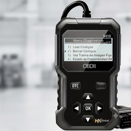 Escáner de diagnóstico OBD2 para automóviles y lector de códigos de fallo del motor; compatible con todos los vehículos con protocolo OBD-II fabricados desde 1996.