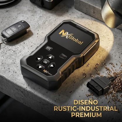 Escáner de diagnóstico OBD2 para automóviles y lector de códigos de fallo del motor; compatible con todos los vehículos con protocolo OBD-II fabricados desde 1996.